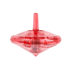 Spinning Top med LED - Rød